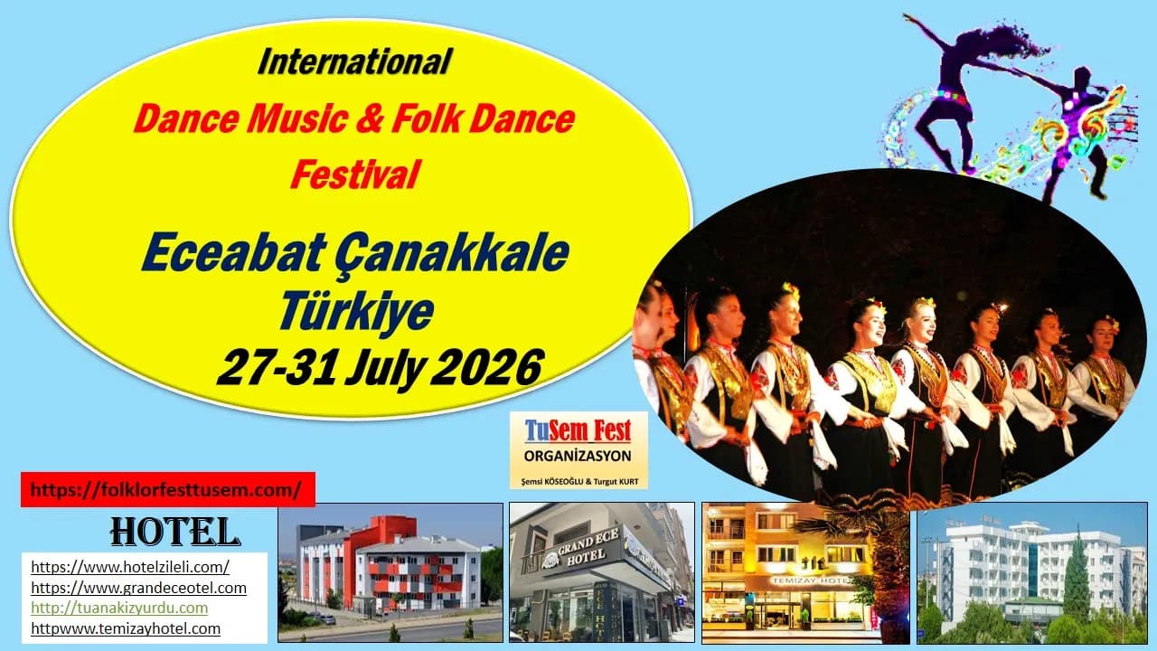 International Çanakkale Folk Dance and Music festival (Eceabat)